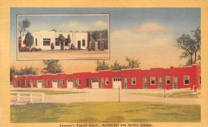Sweeny's Tourist Court, Restaurant & Service Station 2 Miles East of Fairfax,...