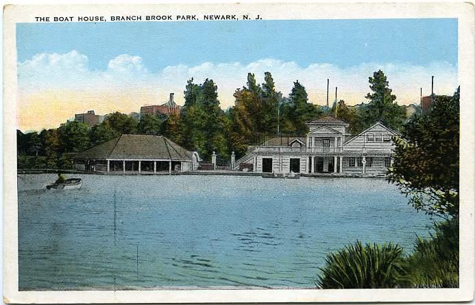 The Boat House at Branch Brook Park - Newark NJ, New Jersey - WB