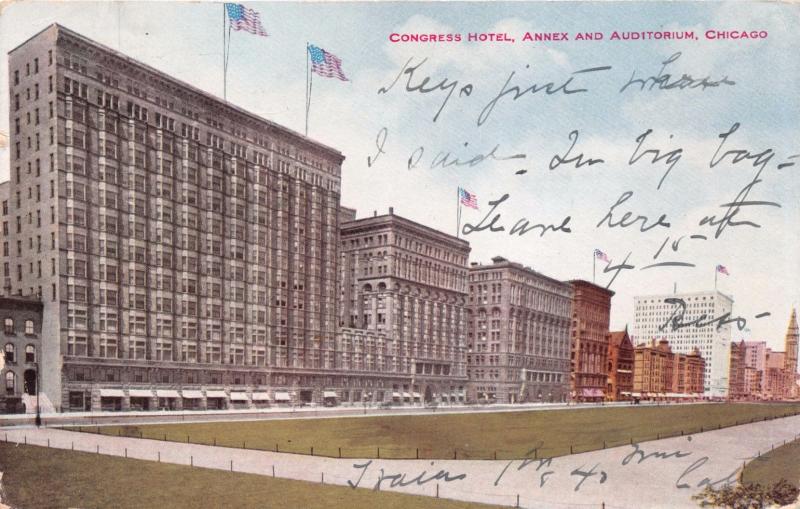 CHICAGO ILLINOIS LOT OF 6 POSTCARDS 1910s CITY HALL~FAIR~HOTEL~STREET VIEWS