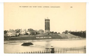 MA - Lawrence. Water Tower & Reservoir