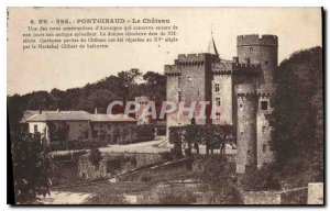 Postcard Ancient Pontgibaud Le Chateau