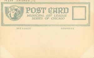 Born Chicago Illinois Field Museum 1920s Postcard undivided 5871