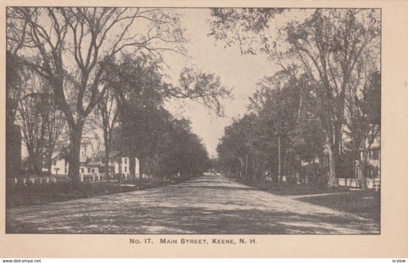 KEENE, New Hampshire, 1900-1910's; No. 17, Main Street
