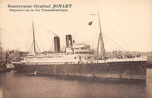 Jonart French Line Ship Unused 