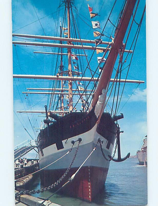 Pre-1980 BALCLUTHA RESTORED SHIP BOAT AT FISHERMAN WHARF San Francisco CA hp8365