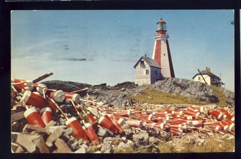 Yarmouth, Nova Scotia/NS, Canada Postcard, Yarmouth Light/Lighthouse, 1958!