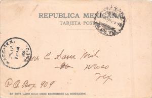 MEXICO WATERMAN~G HATTON PUBLISHED POSTCARD 1905