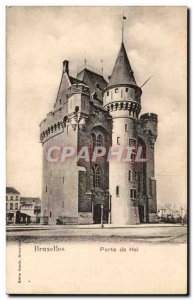 Belgie Belgium Brussels Old Postcard Halle Gate