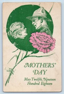 Alberta Canada Postcard Mothers Day Flowers Chauncey Wright Restaurant Co.