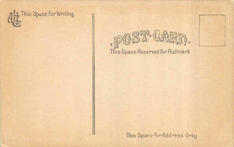 EVERETT, WA Washington  MITCHELL HOTEL Office & Manager At Desk c1910's Postcard