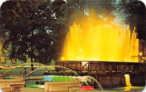 The Fountain, Bronson Park Kalamazoo, Michigan, USA Fountain 1970 