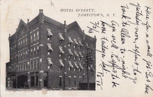 Postcard Hotel Everett Jamestown NY