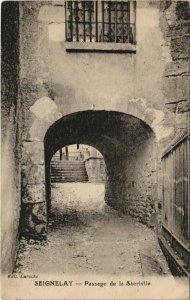 CPA SEIGNELAY - Passage de la sacristie (147183)