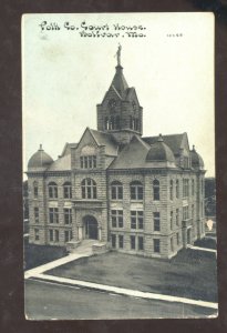 BOLIVAR MISSOURI POLK COUNTY COURT HOUSE VINTAGE POSTCARD