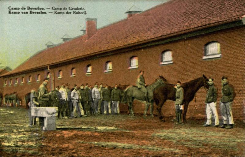 Belgium - Leopoldsburg. Camp Beverloo. Cavalry Camp