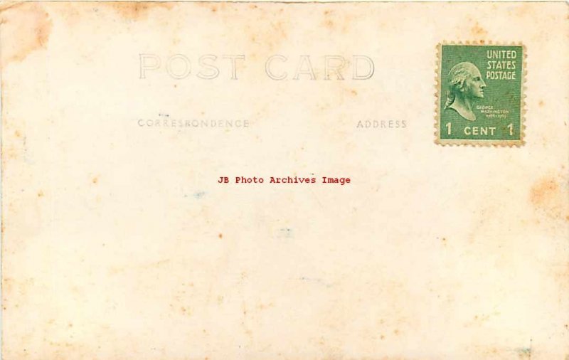 KS, Ulysses, Kansas, RPPC, Grant County High School, Auditorium, Photo