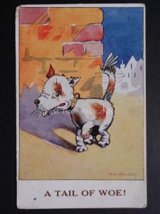 V.W.Sternberg DOG A TAIL OF WOE c1944 Salmon 3636 NEW ZEALAND ARMY BASE P.O UK