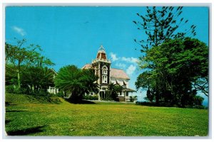 c1950's Morne Fortune Government House St. Lucia West Indies Postcard