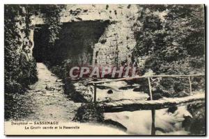 Old Postcard Dauphine Sassenage Cave Carree and Gateway