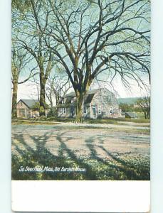 Unused Divided-Back OLD BARTLETT HOUSE South Deerfield Massachusetts MA p1384