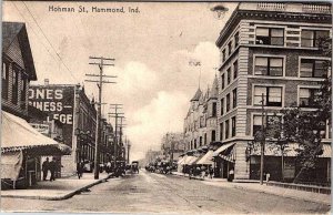 Postcard SHOP SCENE Hammond Indiana IN AO0405