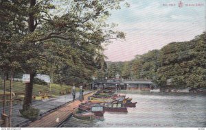 LEEDS, Yorkshire, England, UK, PU-1909; New Boathouse, Roundhay Park