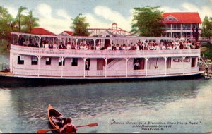 Indiana Indianapolis Lain Business College Annual Outing On A Steamboat Down ...