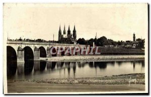 Old Postcard The Régemortes Moulins Bridge and & # 39Allier