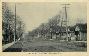 Clarendon Pennsylvania Upper Main Street 1921 Postcard Ess n Ess 13060