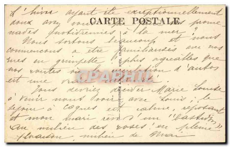 La Colle sur Loup - Park St Dosat Riviere du Loup Old Postcard