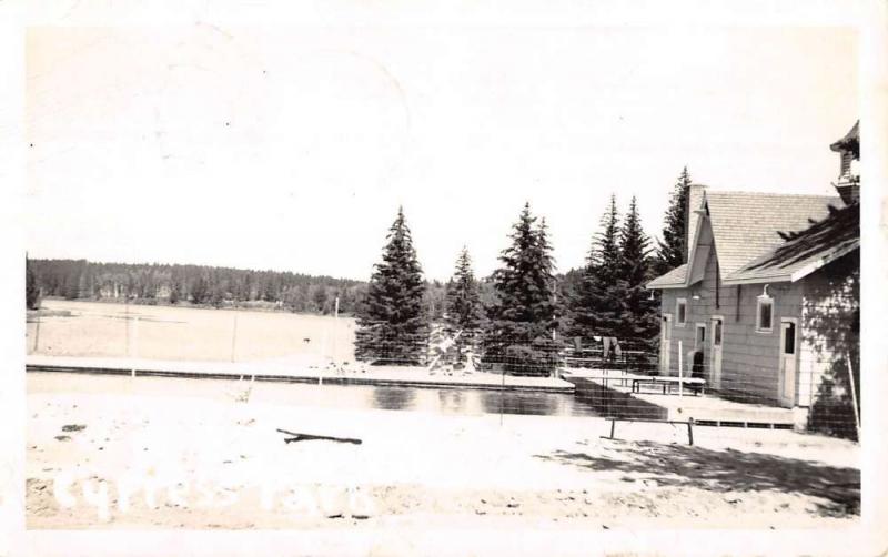 Saskatchewan Canada Maple Creek Cypress Park Real Photo Antique Postcard K62888