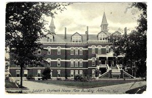 Atchison, Kansas - The Soldiers' Orphan's Home, Main Building - c1908