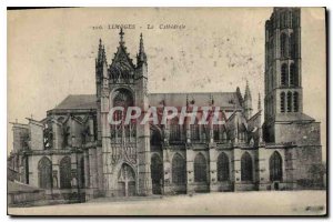 Old Postcard Limoges La Cathedrale