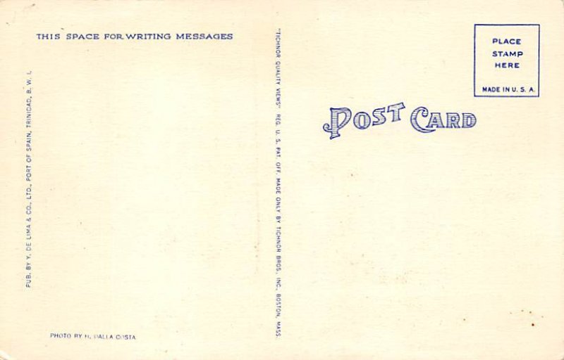 Royal Palms St. Clair Trinidad Postcard