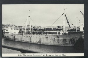 Isle of Man Postcard - Shipping - M.V. 'Marianne Norcoast at Douglas RS20660