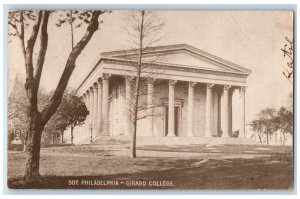 1907 Girard College Building Exterior View Philadelphia Pennsylvania PA Postcard 
