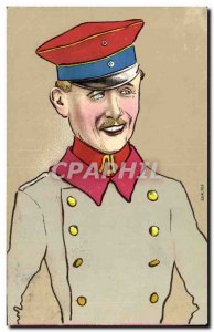 Postcard Former Army Officer