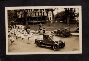NH Bektash Shrine Shriners Parade Concord ? New Hampshire 1924 Real Photo RPPC