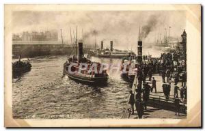 Postcard The Old Boat Glasgow Broomielaw