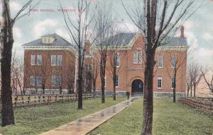 High School at Webster NY, New York - pm 1909 - DB