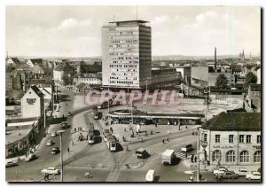 Postcard Modern Plaerrer Nuernberg mit Hochhaus