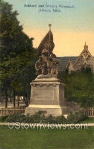 Soldiers and Sailors Monument in Jackson, Michigan