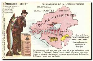 Postcard Old Emulsion Scott Departement Loire Inferieure Chateaubriant Nantes...