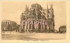 Old Postcard Reims Cathedrale the Apse