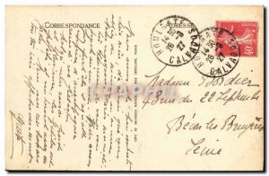 Old Postcard Dives sur Mer Halles