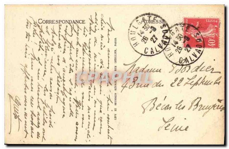 Old Postcard Dives sur Mer Halles