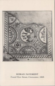 History Postcard - Roman Pavement Found Dyer Street, Circencester, 1849 - XT500