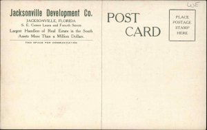 Jacksonville FL Shamrock Hotel or Development Co Printing Error? c1910 PC