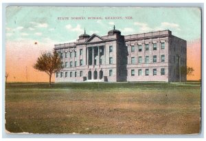 Kearney Nebraska NE Postcard State Normal School Building Exterior 1909 Antique