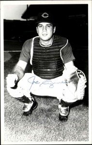 Baseball Autograph Cincinnati Reds Catcher Joe Azcue Real Photo Postcard
